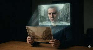 Synthetic memory installation pills brain visualization 2026 ghost memories.